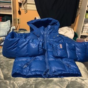 Hollister Royal Blue Puffer Jacket Large